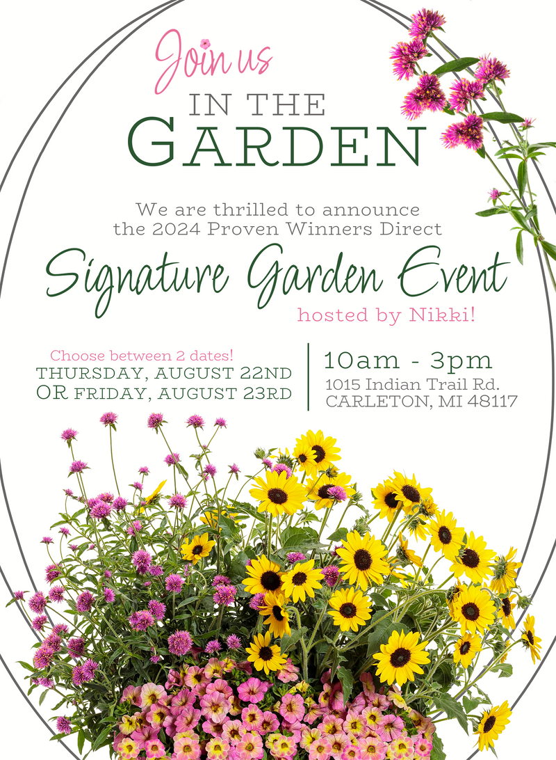 Proven Winners Direct Signature Garden Event Ticket 2024