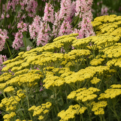 'Firefly Sunshine' 'Firefly Sunshine' Yarrow in use.