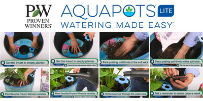 AquaPots® Lite Insert with Adapter- Square - NEW!