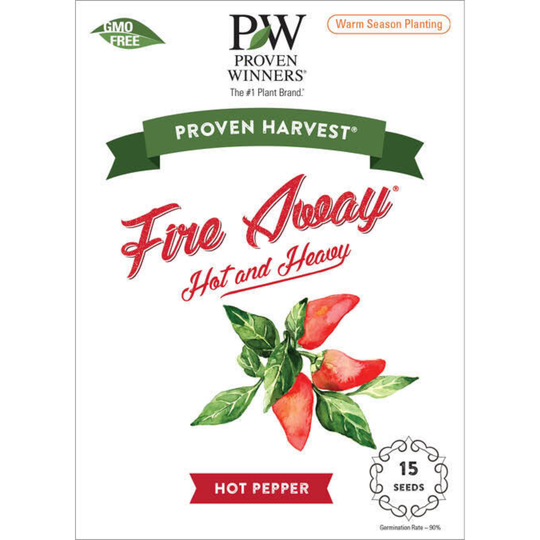 Seeds Fire Away® 'Hot and Heavy' Hot Pepper (Capsicum)