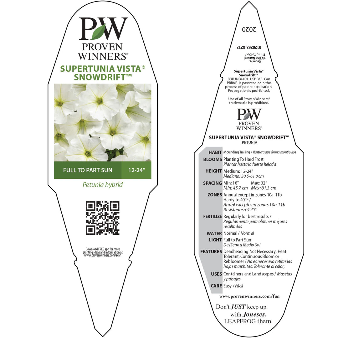 Petunia | Royale Supertunia Vista® Snowdrift™ | Proven Winners