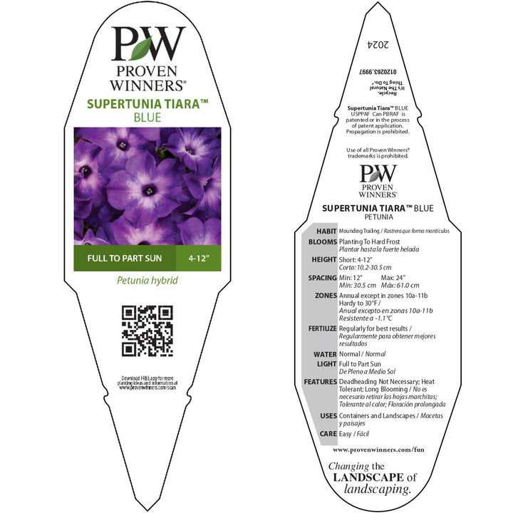 Petunia | Supertunia® Blue Tiara™ | Proven Winners® Annuals