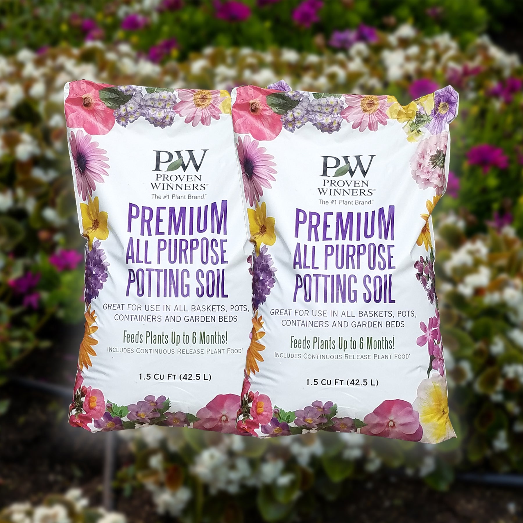 Hardgoods Plants|2-Pack Premium All Purpose Potting Soil, 1.5 cu. ft ...