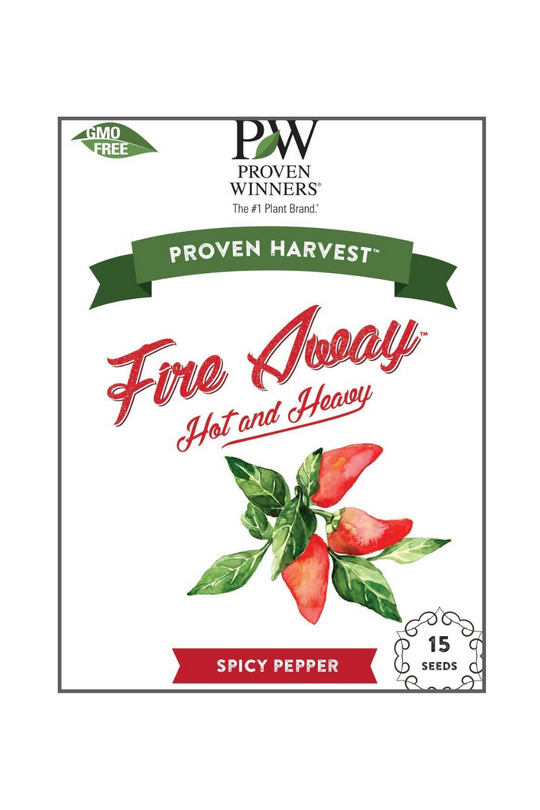 Seeds Fire Away™ 'Hot and Heavy' Hot Pepper (Capsicum)