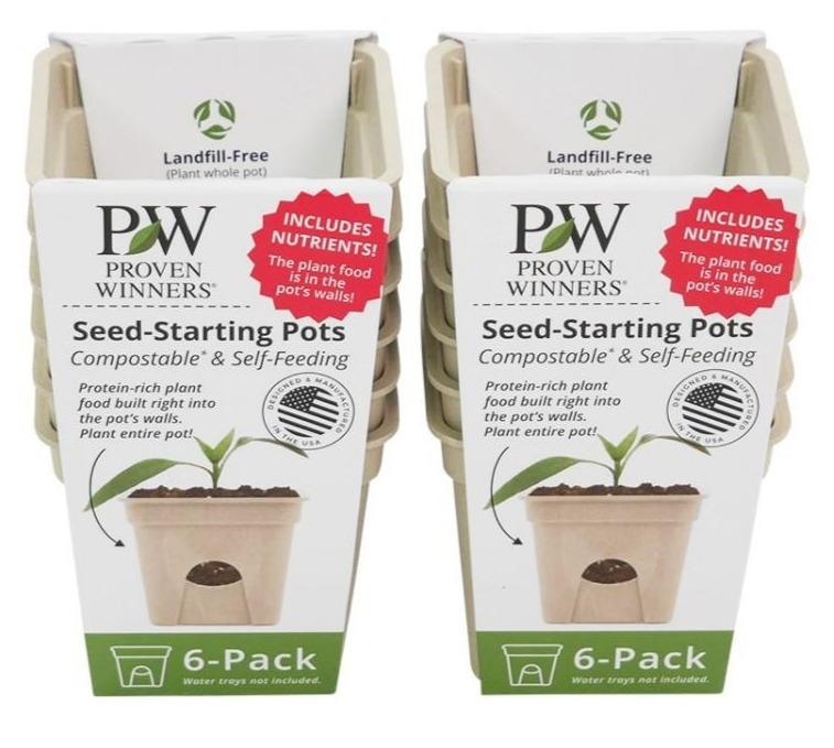 Seed-Starting Eco-Pots & Proven Harvest® Tasty Marinara Seeds Collection